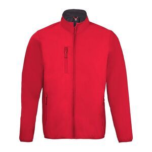 SOLS Mens Radian Soft Shell Jacket / Pepper Red